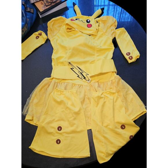 Women's POKEMON PIKACHU Halloween COSTUME Size MEDIUM. Pre-Loved 1 X. - Picture 12 of 14